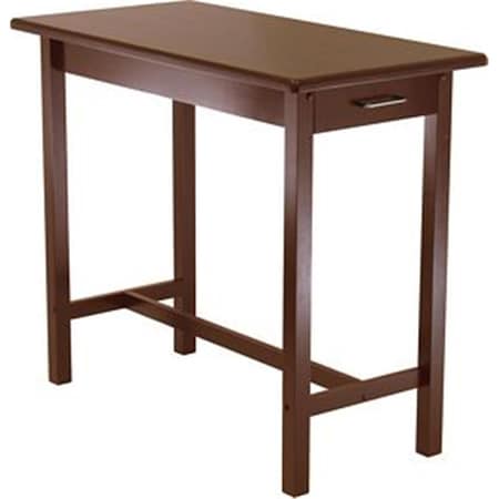 Doba-Bnt Kitchen Island Table with 2 Drawers - Antique Walnut SA879973